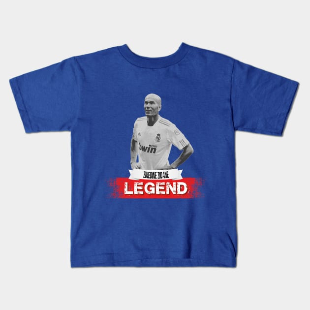 "Zizou" Zinedine Zidane Kids T-Shirt by FUNCT